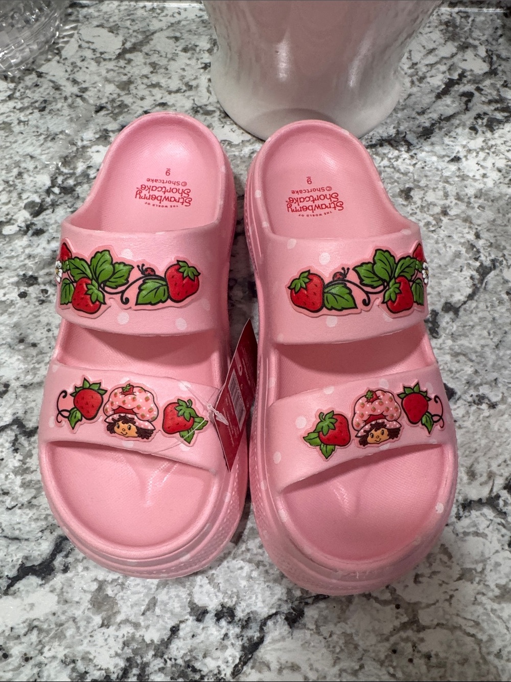 Strawberry shortcake sandals